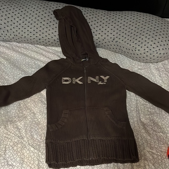 DKNY Zip Up Hoody Sweater - Picture 11 of 11